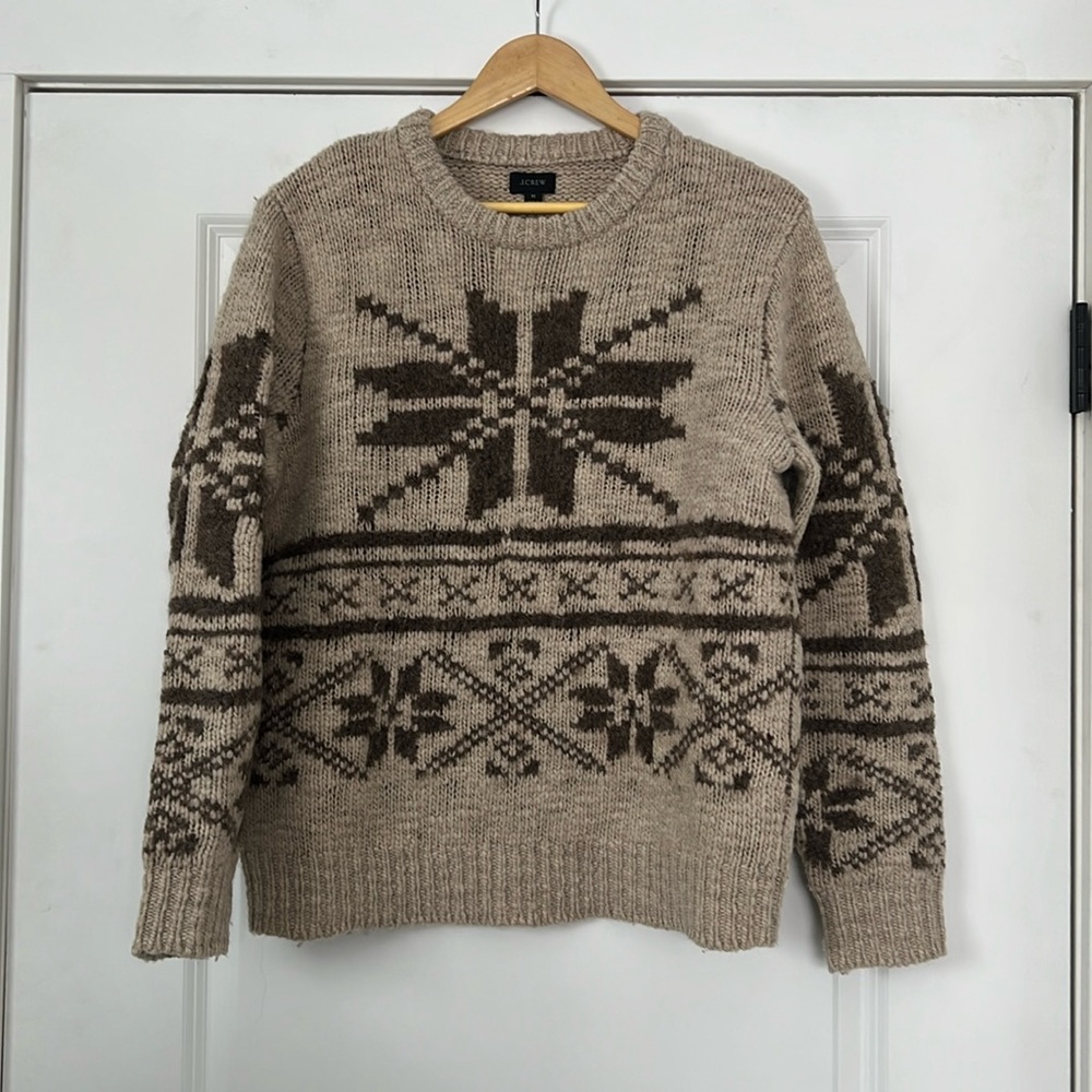 Men’s Wool J Crew Sweater Medium